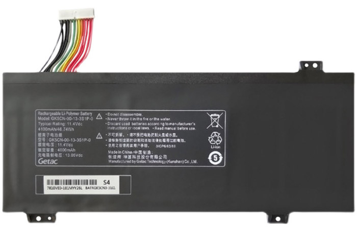 Recambio de Batería para portátil  GETAC GK5CN-00-13-3S1P-0
