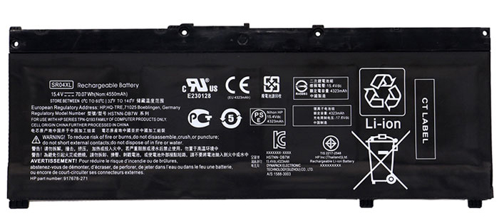 Recambio de Batería para portátil  HP TPN-C133