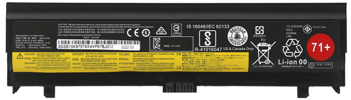 Recambio de Batería para portátil  LENOVO SB10H45074