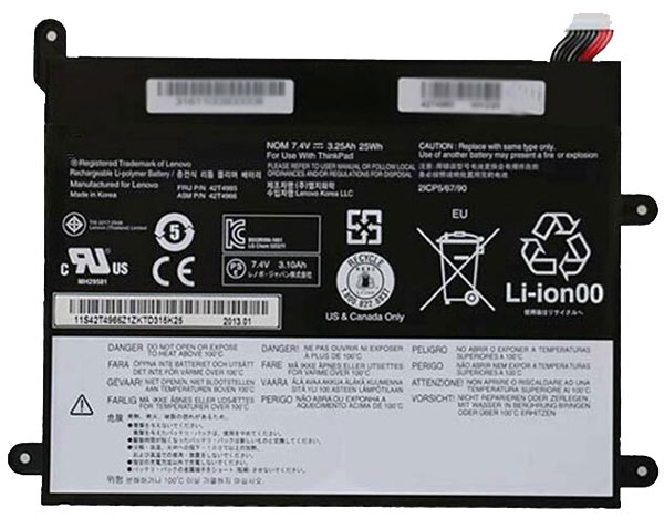 Recambio de Batería para portátil  Lenovo ThinkPad-1838