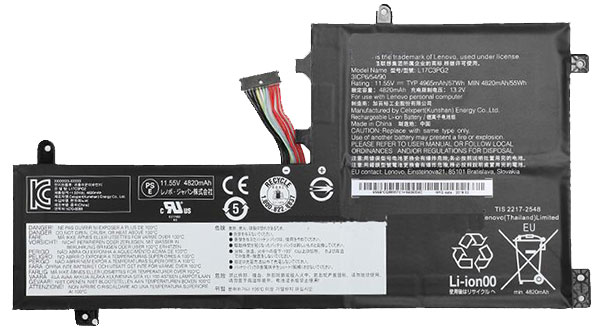 Recambio de Batería para portátil  LENOVO L17C3PG2