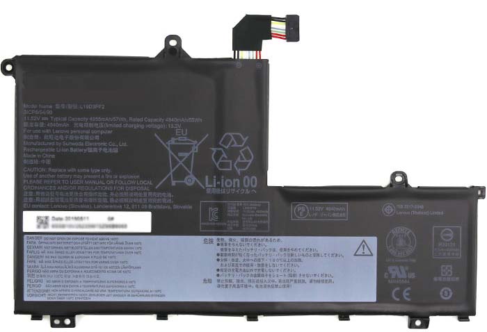 Recambio de Batería para portátil  LENOVO L19C3PF9