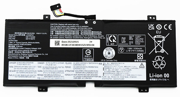 Recambio de Batería para portátil  LENOVO L21C2PG1