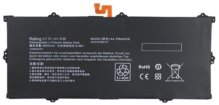 Recambio de Batería para portátil  SAMSUNG Galaxy-Book-GO-NP340XLA-KA2US